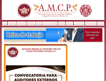 Tablet Screenshot of amcp-pue.com